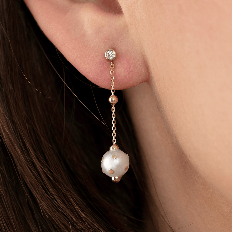 Dangle Pearl Earrings, Panni