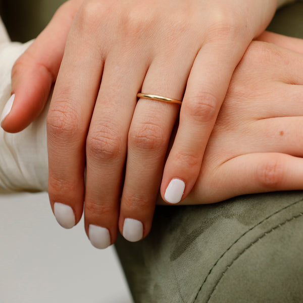 14k Solid Gold Wedding Ring