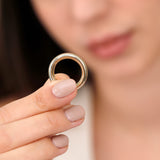 handmade solid gold bold ring