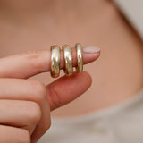 handmade chunky wedding band sizes