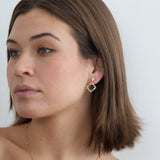 Baguette-Diamond Drop Earrings, Casey