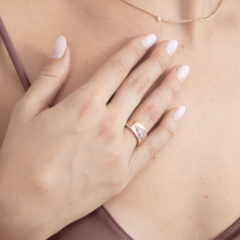 Vintage Baguette Diamond Ring, Loretta