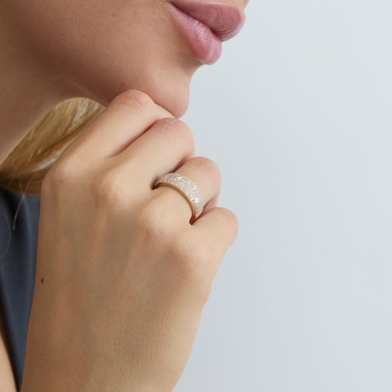 Sparkling Diamond Cluster Ring, Leia