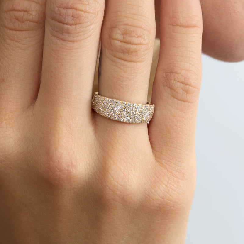 Sparkling Diamond Cluster Ring, Leia