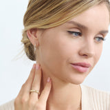 25 mm Inside-Out Natural Diamond Hoops, Kylee