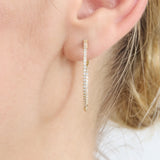 30 mm Inside-Out Natural Diamond Hoops, Kylee