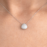 Unique Pave Diamond Pendant Necklace, Gita