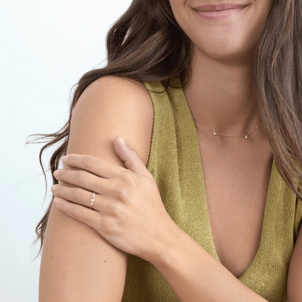 Pink Sapphire Engagement Ring, Onika