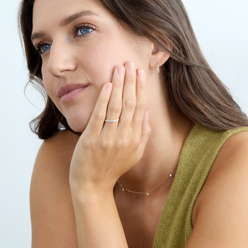 Lab-Grown Diamond Wedding Band, Elif