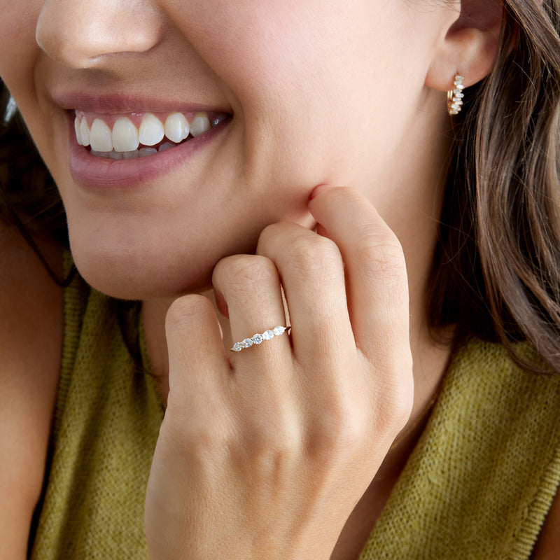 Lab-Grown Diamond Wedding Band, Elif