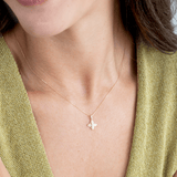 Diamond Clover Necklace, Rosie
