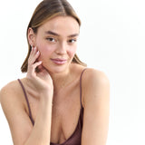 Diamond Teardrop Stud Earrings, Kenna