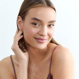 Diamond Clover Stud Earrings, Giuliana