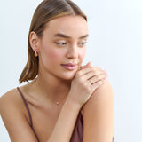 Black Diamond Droplet Stud Earring, Virginia