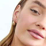 Black Diamond Droplet Stud Earring, Virginia