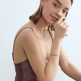 Plain Gold Knotted Bangle, Jaylen