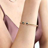 London Topaz Cuff Bracelet, Nura
