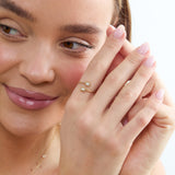 Diamond Baguette Wrap-Around Ring, Unique