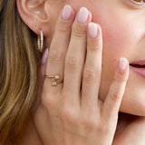 Diamond Baguette Wrap-Around Ring, Unique