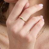 Unique Gold Dome Ring, Rylan