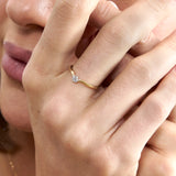 Diamond Cluster Nesting Ring, Azulik