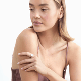 Diamond Button Ring, Leona