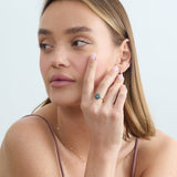 Pave Blue Diamond Ring, Gita