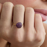 Pave Ruby Ring, Gita