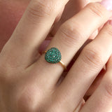 Statement Emerald Pave Ring, Gita