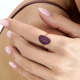 Long Ruby Pave Ring, Rahma