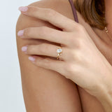 Oval-Cut Lab-Grown Diamond Engagement Ring, Elia