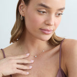 Lab-Grown Diamond Bezel Station Necklace, Remington