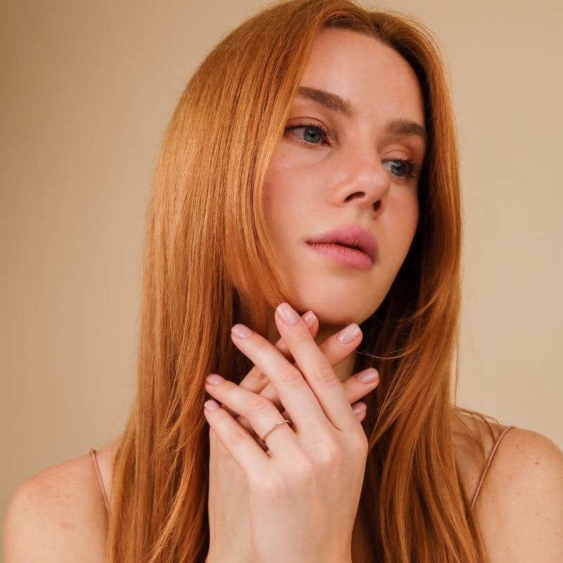 handmade solid gold band