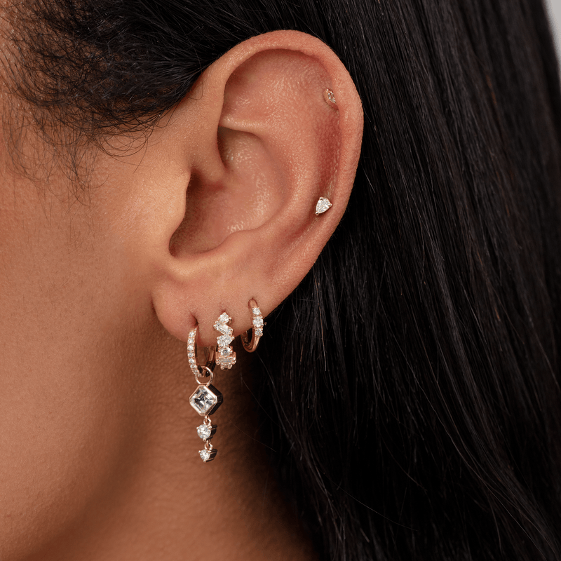 Natural Gemstone Earring Charms, Hanga