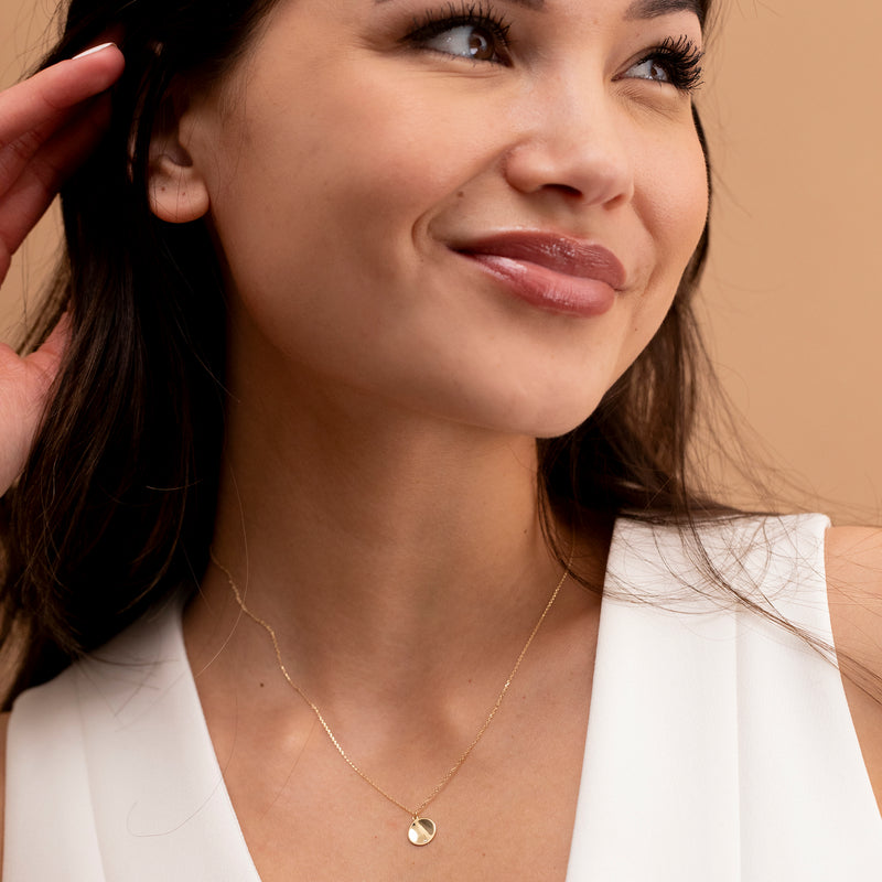 handmade solid gold medallion pendant choker