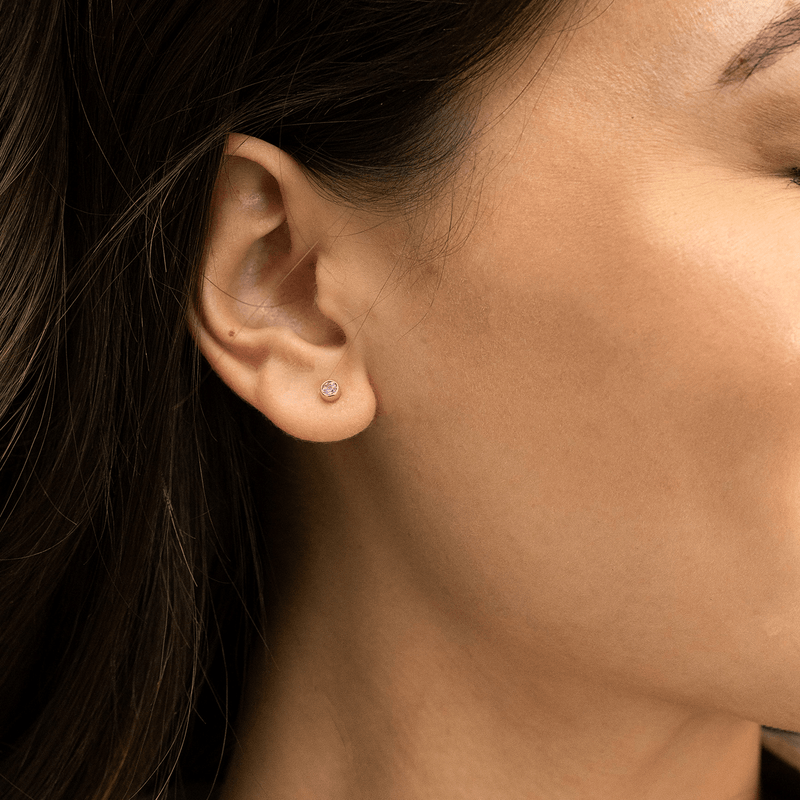 handcrafted in 14k or 18k gold amethyst earrings