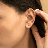 handmade natural red garnet earrings