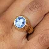 14k or 18k Gold Engraved Angel Design