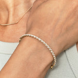 Diamond Twisted Bangle, Donna