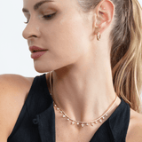 yellow gold clover necklace
