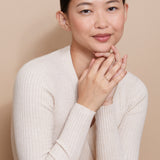 Beaded Moonstone Ring, Remi