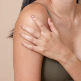 kite pattern thin wedding band