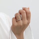 Natural White Diamond Full Eternity Rings