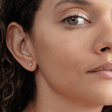 Peridot Baguette Stud Earrings, Lupita