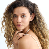 Diamond Sapphire Evil Eye Studs, Zoey