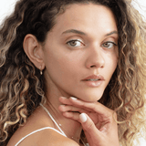 Marquise Diamond Charm Huggies, Fia