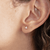 Triple Diamond Stud Earrings, Amy