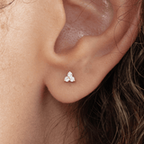 Triple Diamond Stud Earrings, Amy