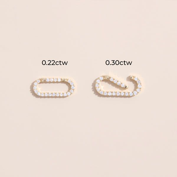 Diamond Charm Enhancer for Paperclip Jewelry, Mai