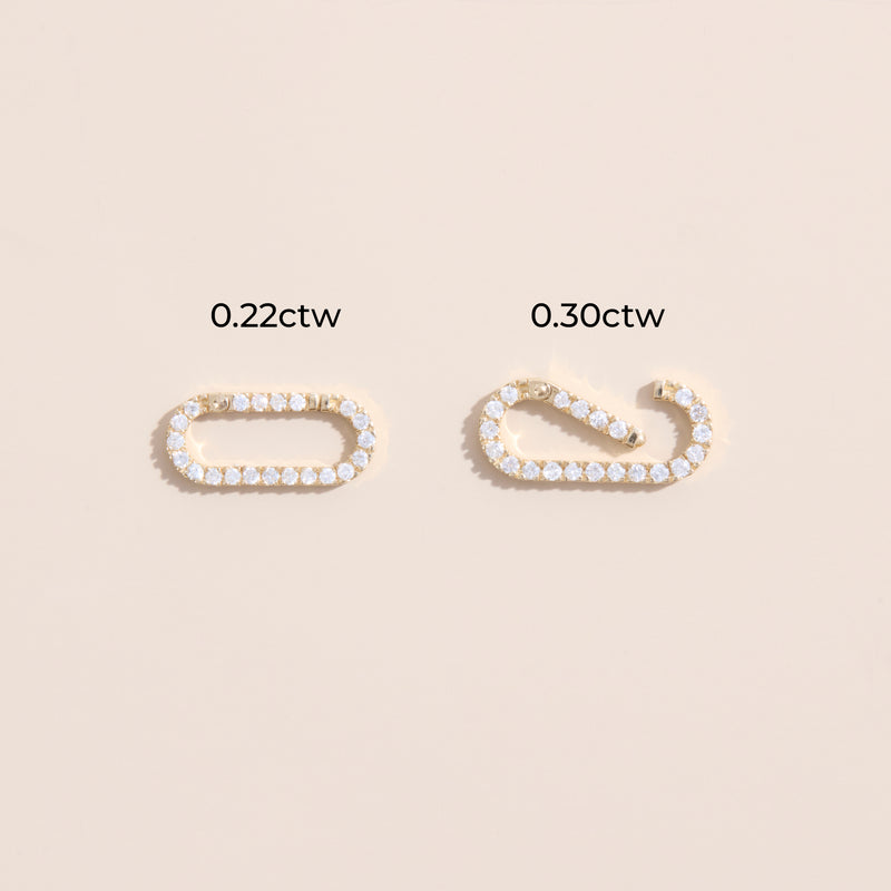 Diamond Charm Enhancer for Paperclip Jewelry, Mai